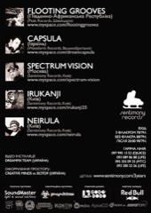 Sentimony: Alt Space flyer back